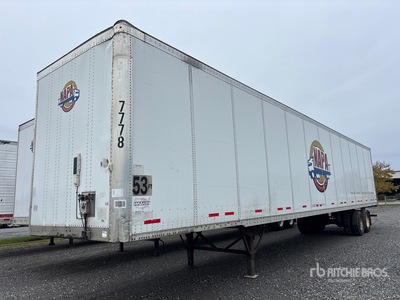 2014 Wabash Tra/rem van dvcvhpc 53 ft x 102 in T/A Van Trailer
