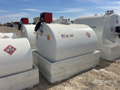 2026 AM Tank 1000 Diesel 1000 gal Skid mounted Steel Storage and Dispensing Fuel Tank (Unused)