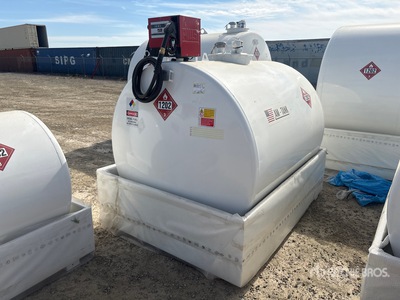 2026 AM Tank 1000 Diesel 1000 gal Skid Mounted Steel Fuel Tank (Unused)