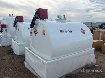 2026 AM Tank 1000 1050 gal Skid Mounted Steel Diesel Benzinetank (Unused)