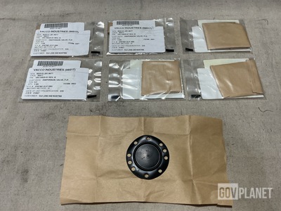 (7) Vacco Industries V5C10025-01 Flat Valve Diaphragms