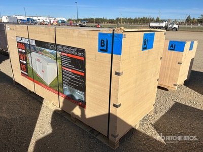 2026 HIlls Industrial 365613 x 13 ft Double Garage Metal Stalla (Unused)