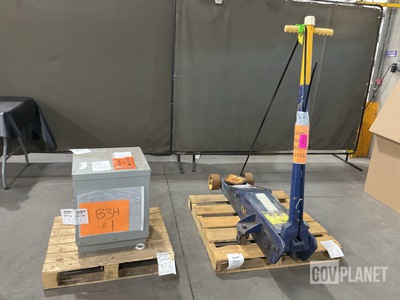 (1) Isolation Transformer & (1) Hydraulic Service Jack