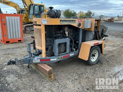 2016 Putzmeister PC20 Concrete Pump