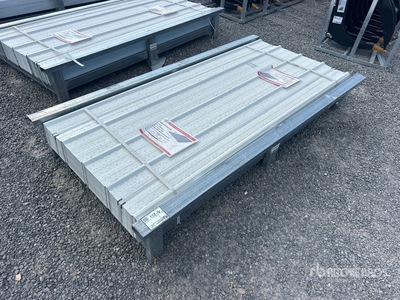 Quantity of (200) 2026 SUNTOP S2134C-200 Corrugated Galvalume Steel Panels (Unused)