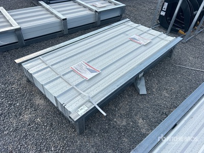 Quantity of (200) 2026 SUNTOP S2134C-200 Corrugated Galvalume Steel Panels (Unused)