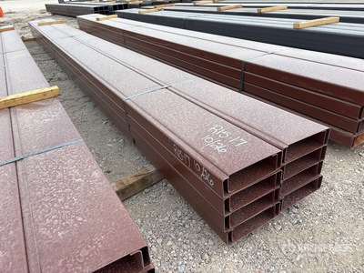 Quantity of (16) 8 in x 20 ft C- Purlin (Unused)