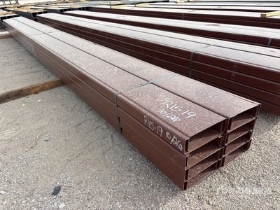 Quantity of (16) 8 in x 20 ft C- Purlin (Unused)