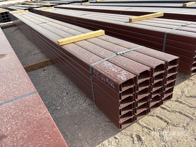 Quantity of (40) 4 in x 20 ft C- Purlin (Unused)