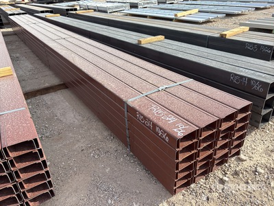 Quantity of (40) 4 in x 20 ft C- Purlin (Unused)
