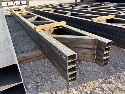 Quantity of (5) 18 in x 20 ft Metal Trusses (Unused)