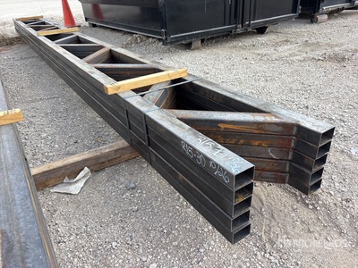 Quantity of (5) 18 in x 20 ft Metal Trusses (Unused)