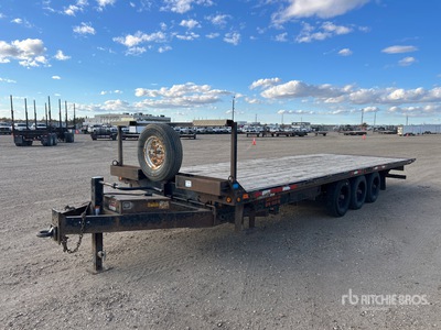 2021 Canada Trailer ETL826-21KTR 26 ft Tri/A مقطورة سطح السفينة المائلة