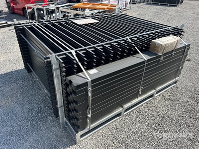 Quantity of (32) 2026 SUNTOP S0608-32 8 ft x 6 ft Powder Coated Wrought Iron Clôture (Unused)