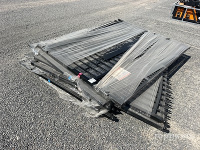 Quantity of (3) 2026 SUNTOP S0720-1 20 ft x 7 ft Wrought Iron Bi-Parting Brama wjazdowa (Unused)