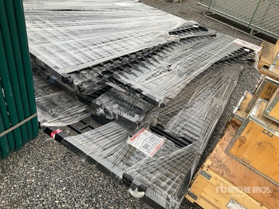 2026 SUNTOP S0720-1 20 ft Wrought Iron Bi-Parting Driveway Gate (Unused)