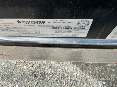 2022 Southland Remolque caja abierta
