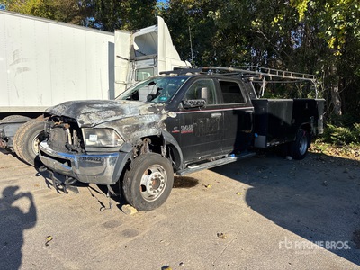 2018 Ram 4500 4x4 Crew Cab Utility Truck (Inoperable)