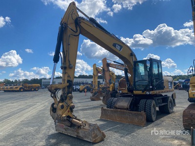 2013 Cat M318D を見 Wheel Excavator