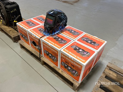 Quantity of (9) Auto Darkening Welding Helmets (Unused)