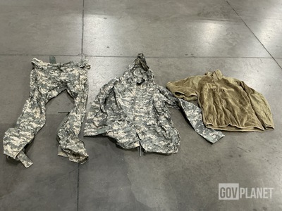 (21) Pairs of Wet Weather Trousers, (12) Wet Weather Parkas & Assorted Items