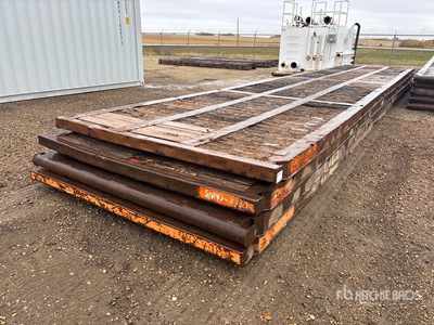 Quantity of (4) 8 Ft x 40 Ft Rig Tapis