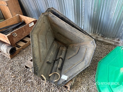 Quantity of (3) 9 in Poly Hopper
