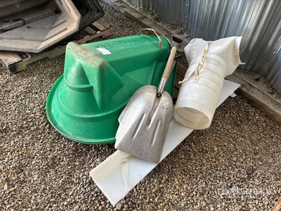 Quantity of (2) 9 in Poly Hopper