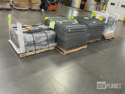 (4) Lots of Husky Rack & Wire 4252A3 Pallet Rack Wire Decking