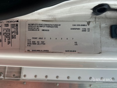 2020 International MV607 4x2 Van Truck