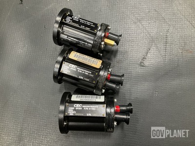 (3) CEC Vibration 4-106-000 Motional Pickup Transducers