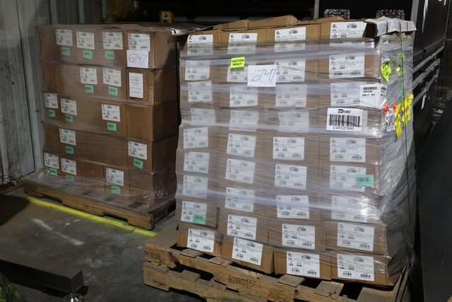 Pallet of Zebra Z-Perform 2000D Thermal Labels, 4" x 1", 4 Rolls per Case