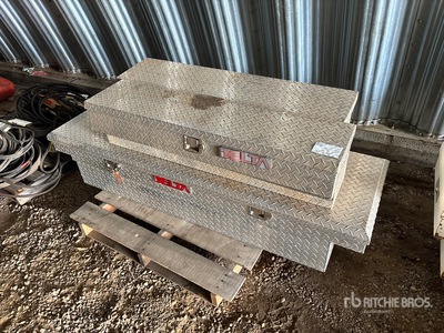 Quantity of (3) Delta Aluminum Tool Box Utensili
