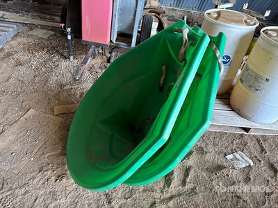 Quantity of (2) 9 in Poly Hopper