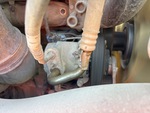 Engine with A/C Compressor