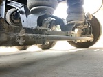 Underbody with Non-Driven Rear Drop Axle