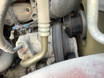 Engine with A/C Compressor