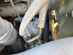 Engine with A/C Compressor