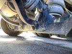 Underbody with Non-Driven Rear Drop Axle