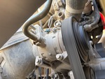 Engine with A/C Compressor