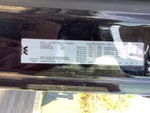 General Appearance with Motor Vehicle Safety Standards Label
