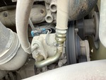 Engine with A/C Compressor