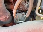 Engine with A/C Compressor