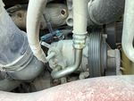 Engine with A/C Compressor