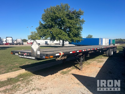 2008 Transcraft 48 ft T/A Spread Axle 48 ft مقطورة مسطحة