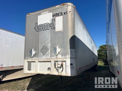 1989 Fruehauf 45 ft T/A 48 ft Van Trailer