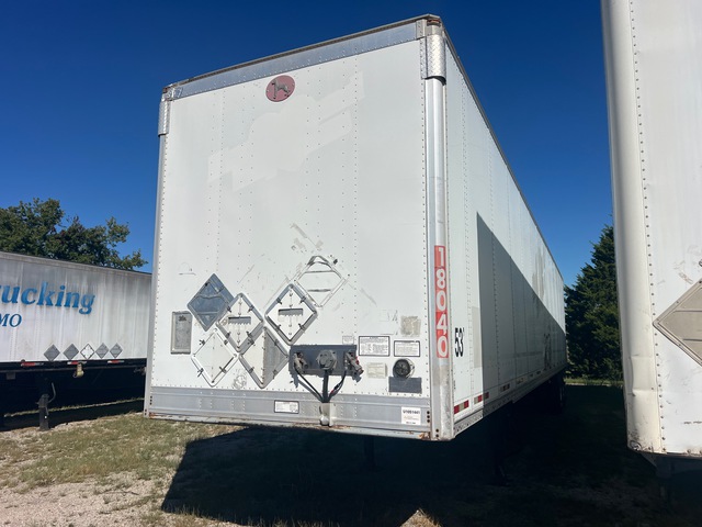 2012 Great Dane 53 ft T/A Van Trailer