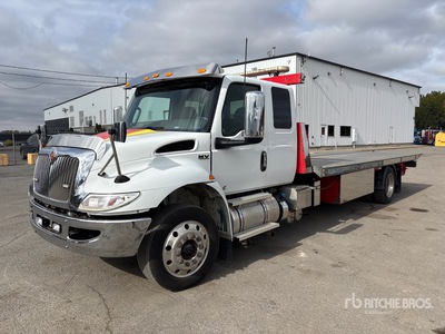 2021 International MV607 4x2 Extended Cab Rollback Truck
