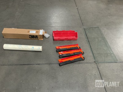 (5) Rolls of Sheets, (17) Reflector Kits, (3) Glasses & Assorted Items