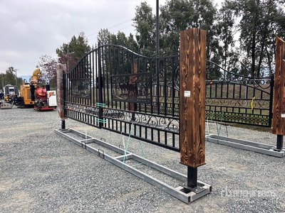 2026 EG EarthyGrounds EG-T20-DF 20 ft x 8 ft 5 in Steel Bi-Parting Cancello (Unused)